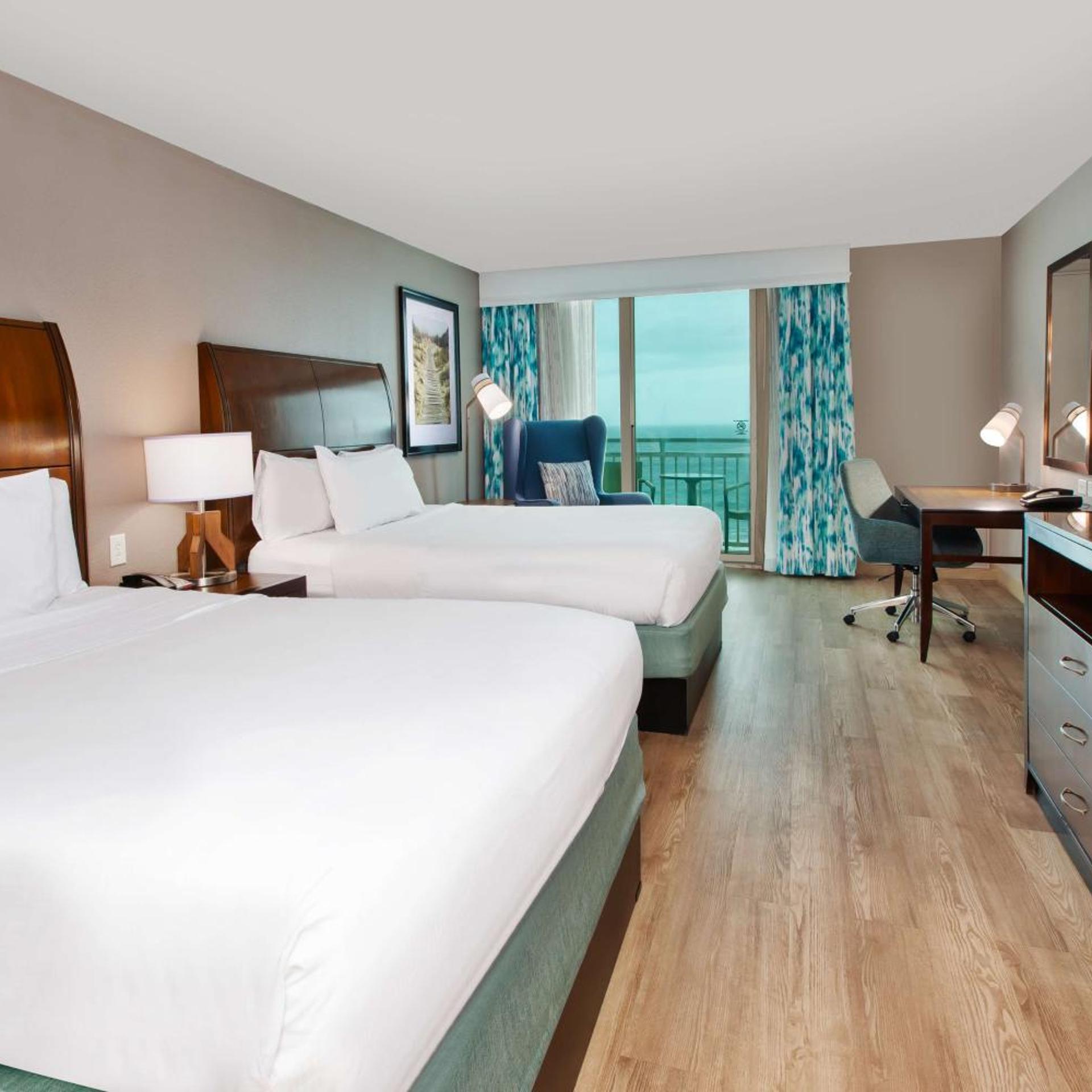 Room, 2 Queen Beds, Ocean Front, Bathtub, Accessible