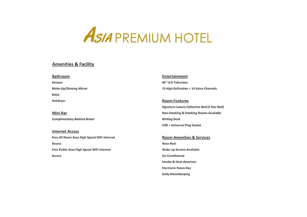Asia Premium Hotel 44/50