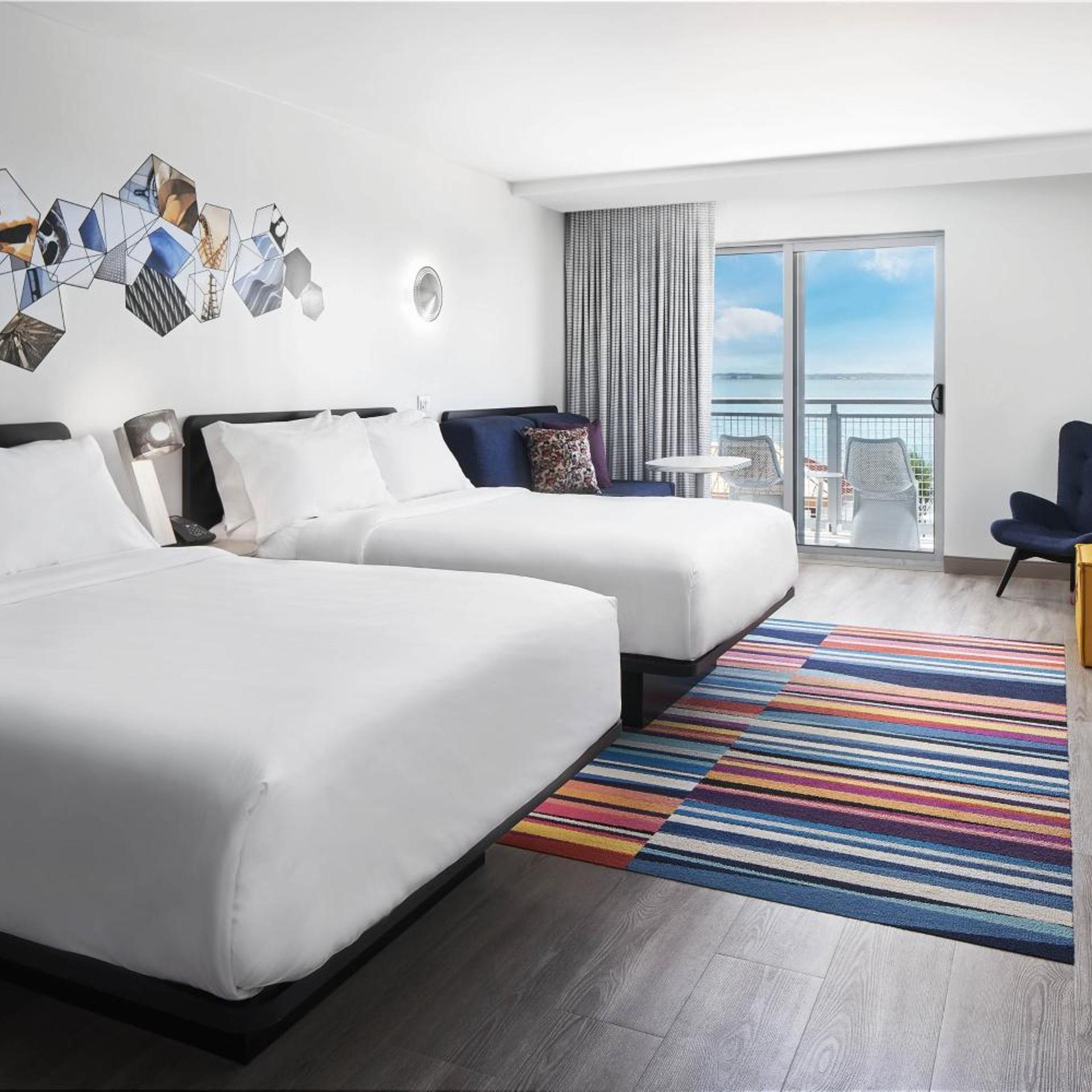Room, 2 Queen Beds, Water Front, 2 Sofa, Balcony
