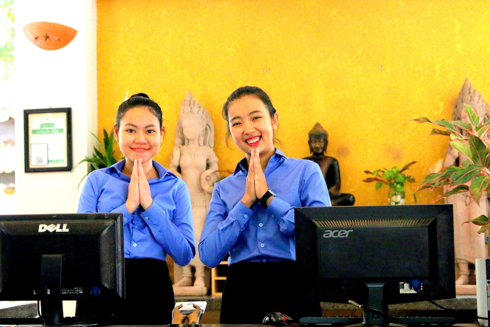 Lobby at Villa Wat Damnak, SIEM REAP