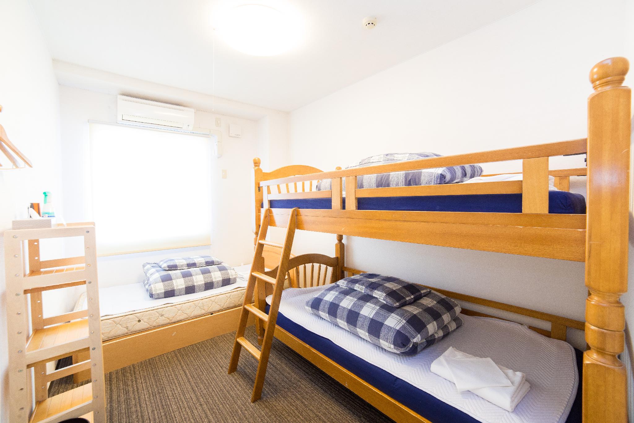 Standard, Triple, Single and Bunk Bed