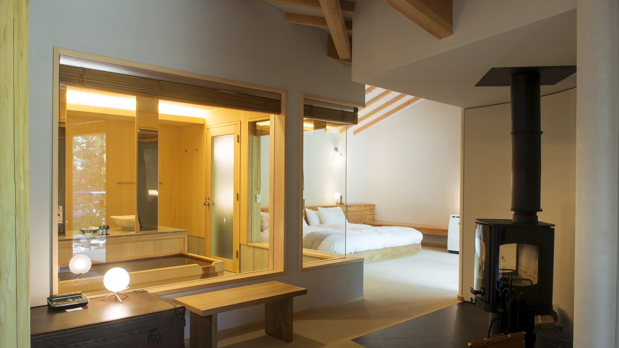 Yura, Cottage, Suite, Twin Beds, Hot Spring Bath