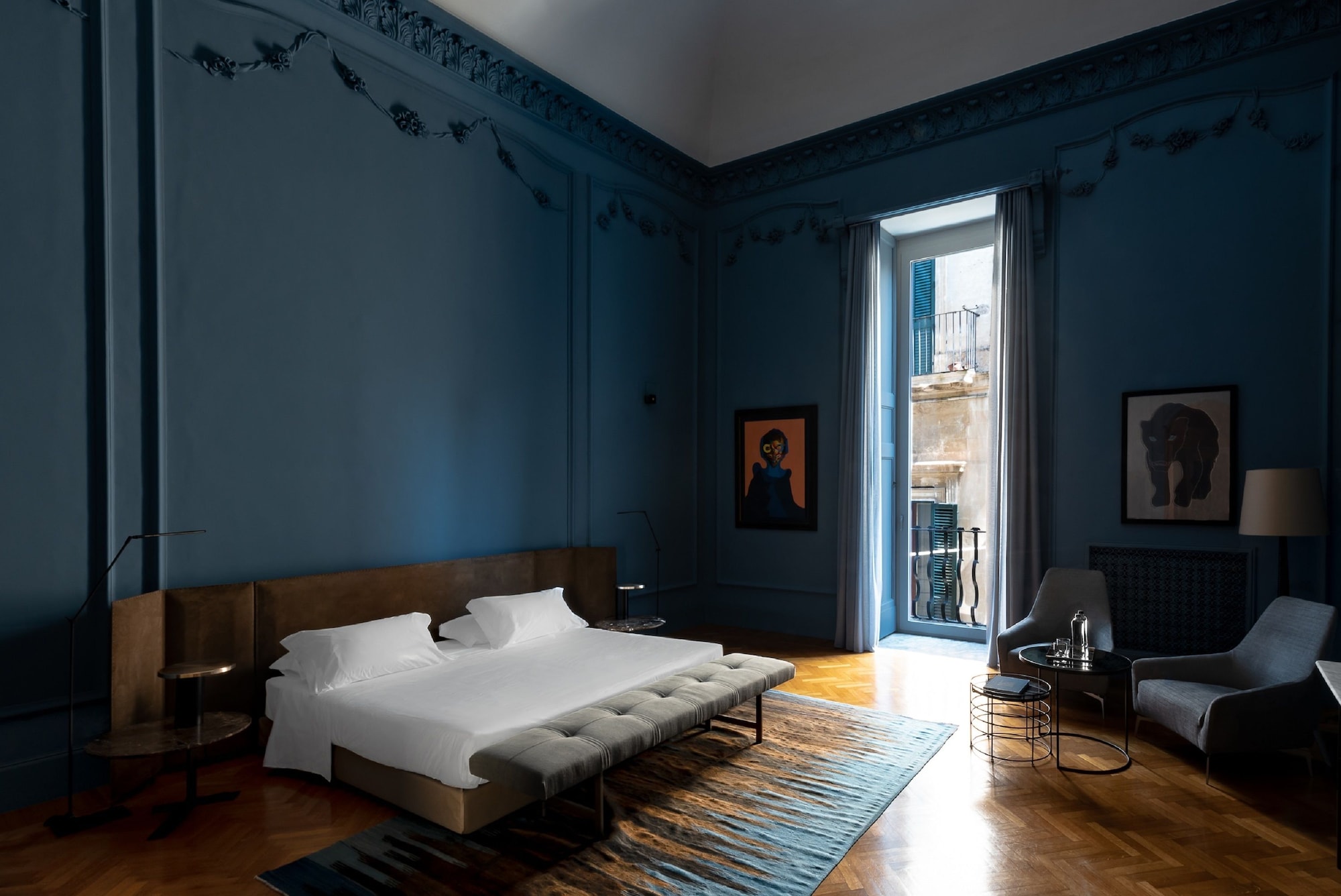 Wellness, Blue, Suite, King Bed