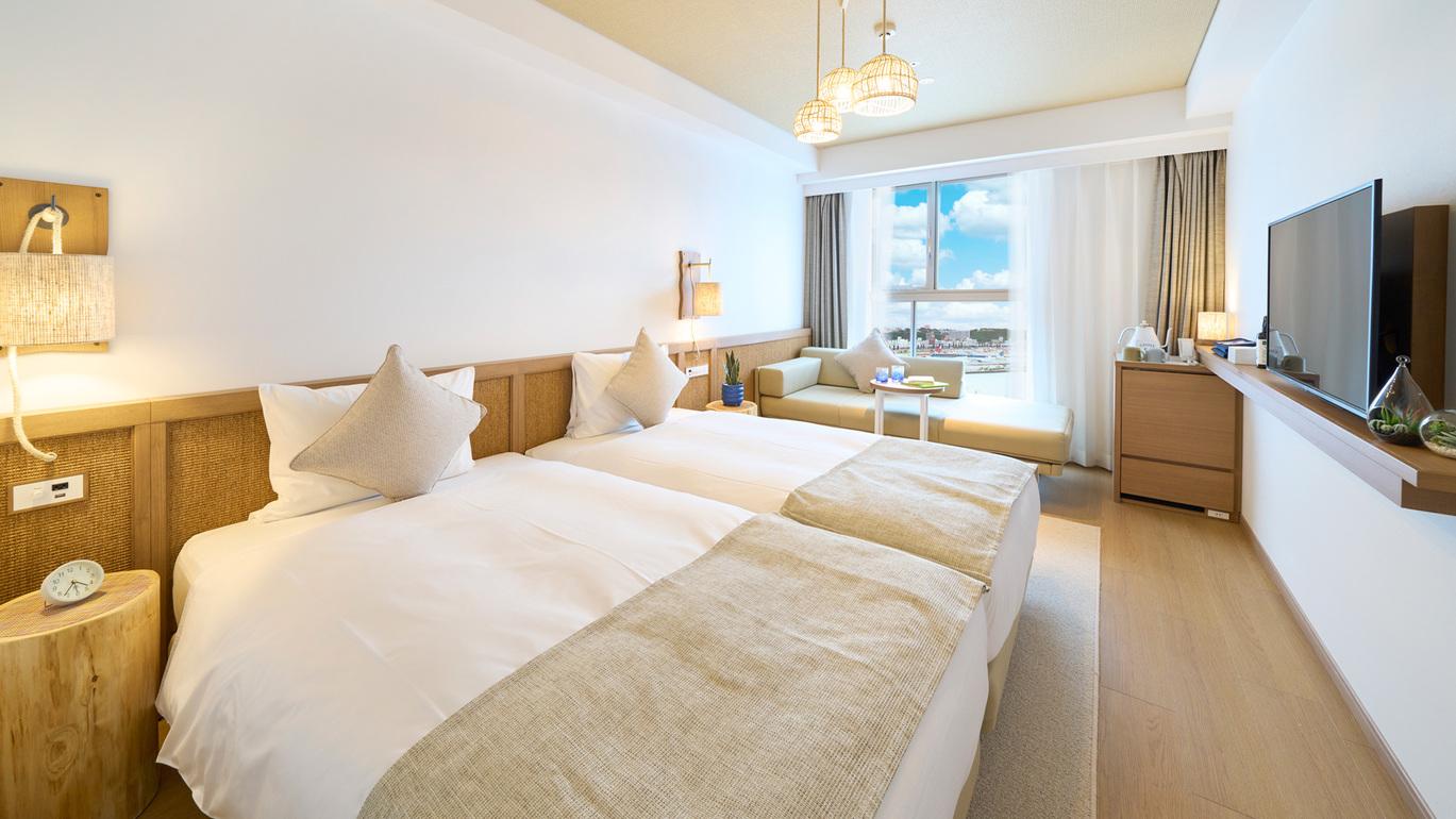 Room, Single, Twin Beds, Riverside