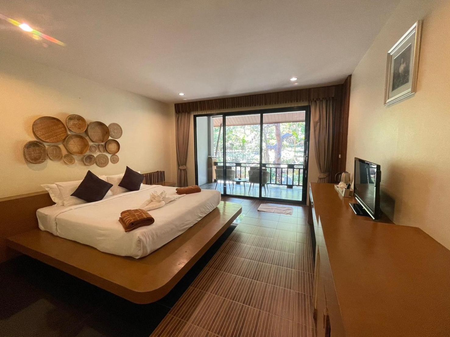 Room, Double Bed, Garden View