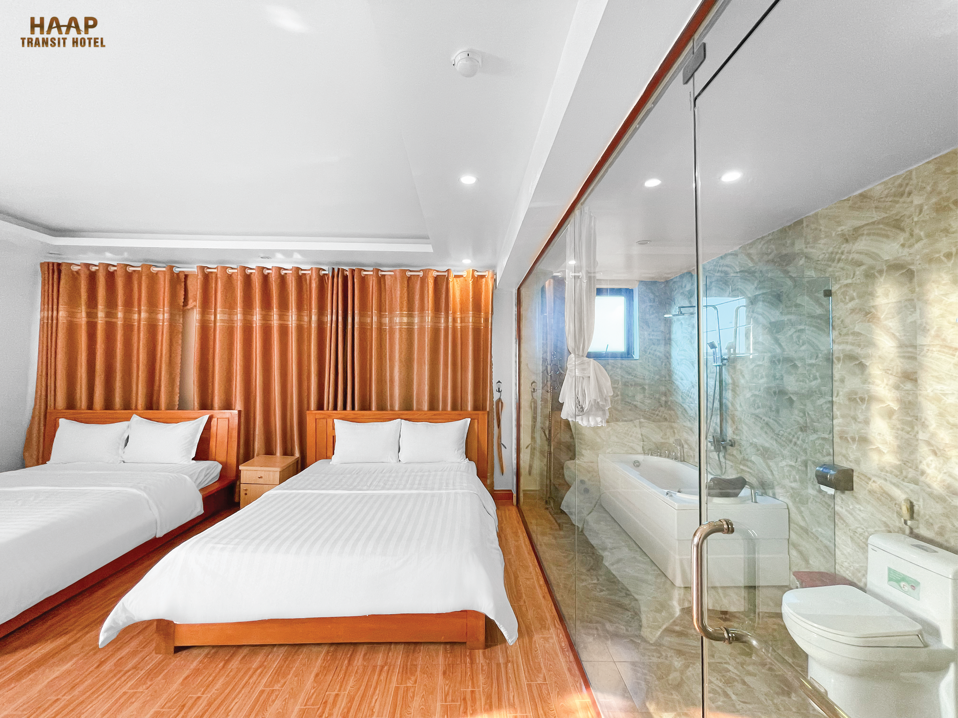 Semi Room, Deluxe, 2 Semi Double Beds, Hot Tub
