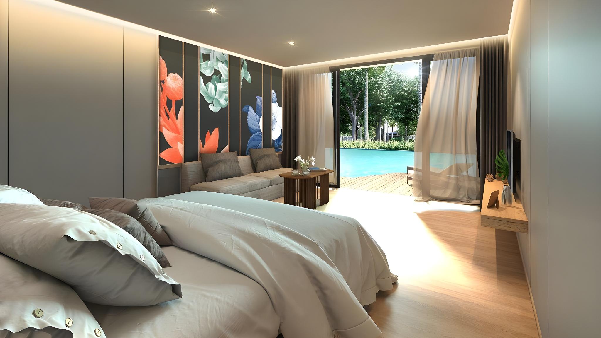 Room, King Bed, Sea Side, Pool Access