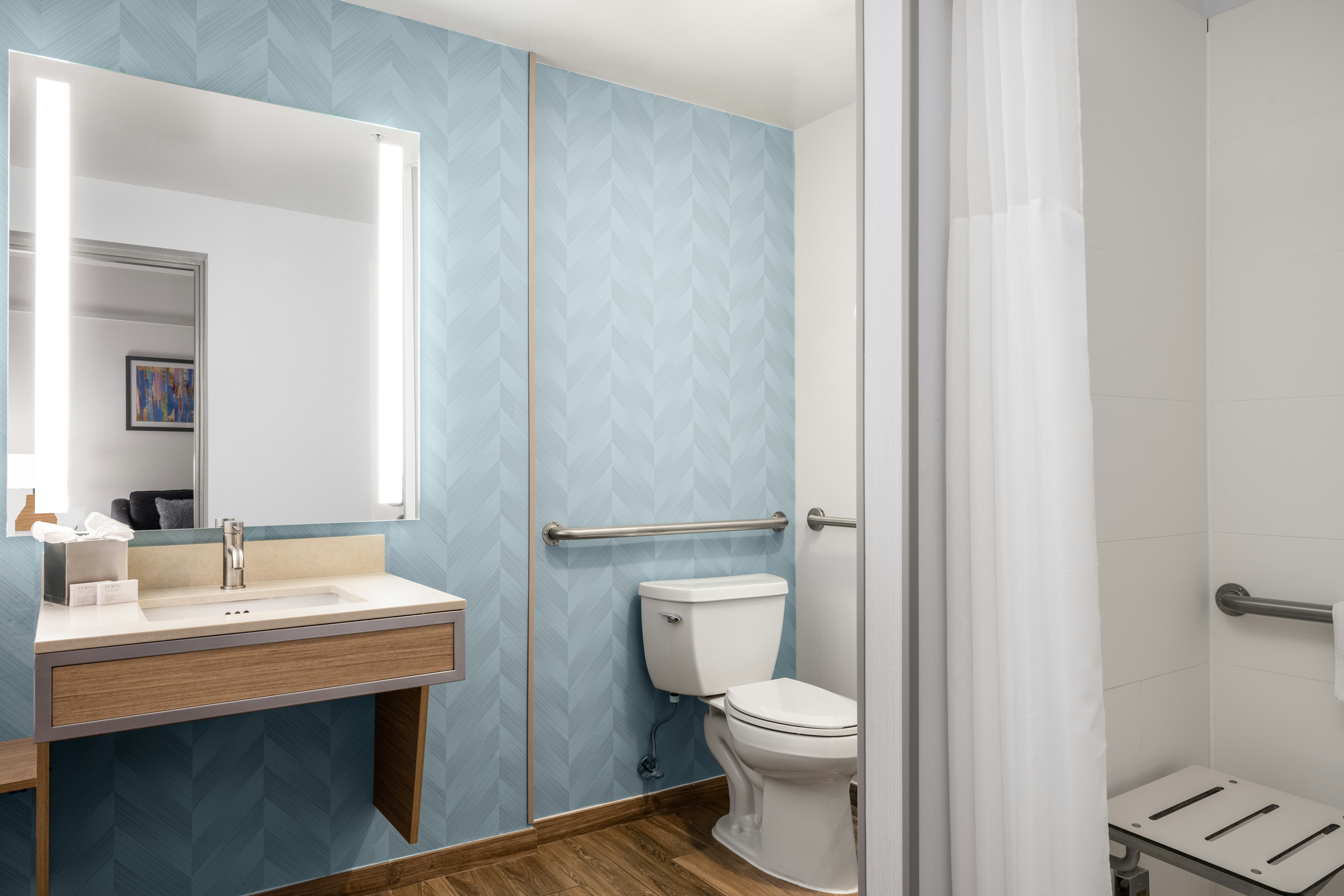 غرفة بسرير كينج لذوي الإعاقة، Hilton Garden Inn West Palm Beach Airport 4/6