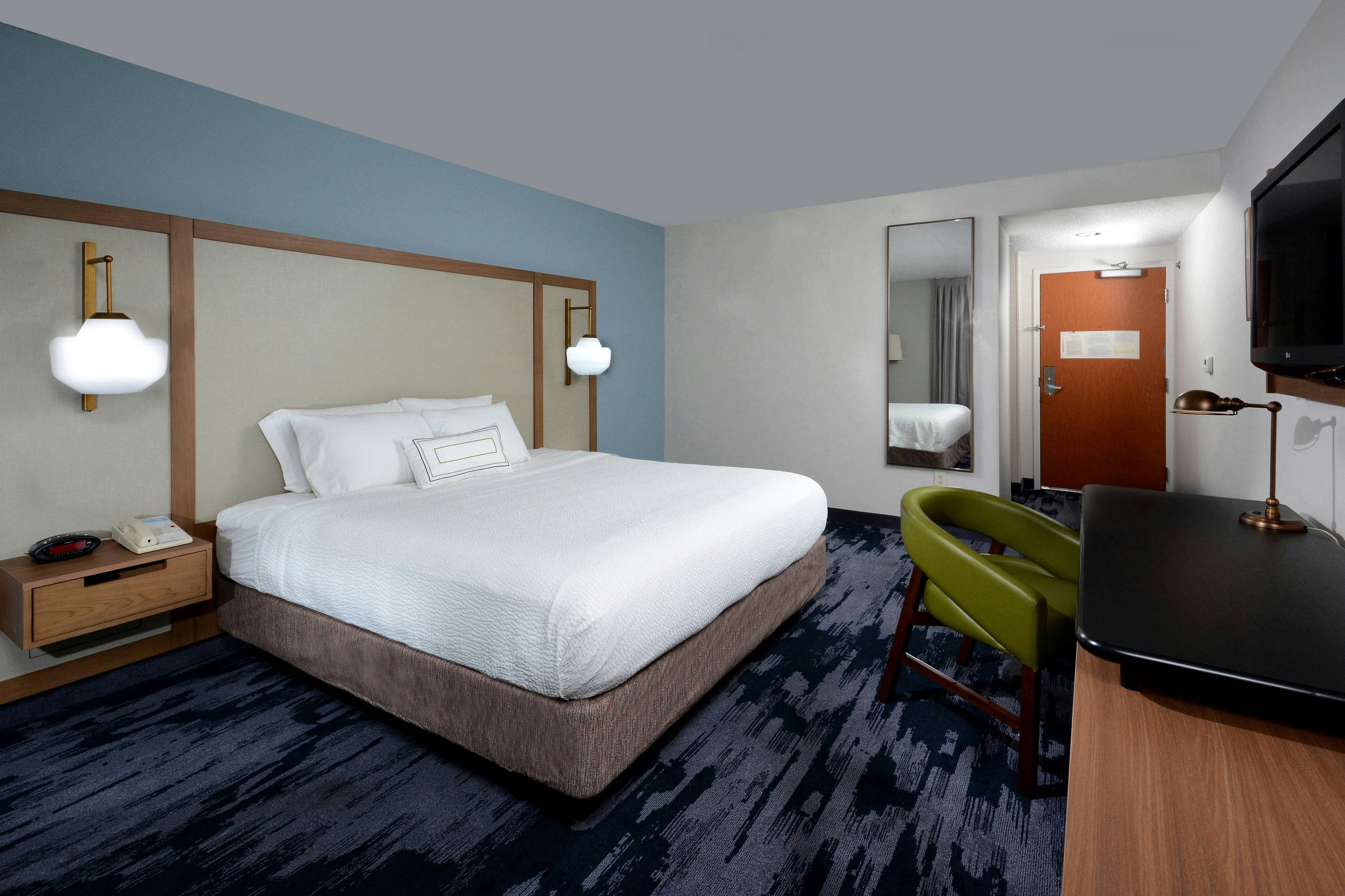 غرفة بسرير كينج، Fairfield Inn Greensboro Airport 3/6
