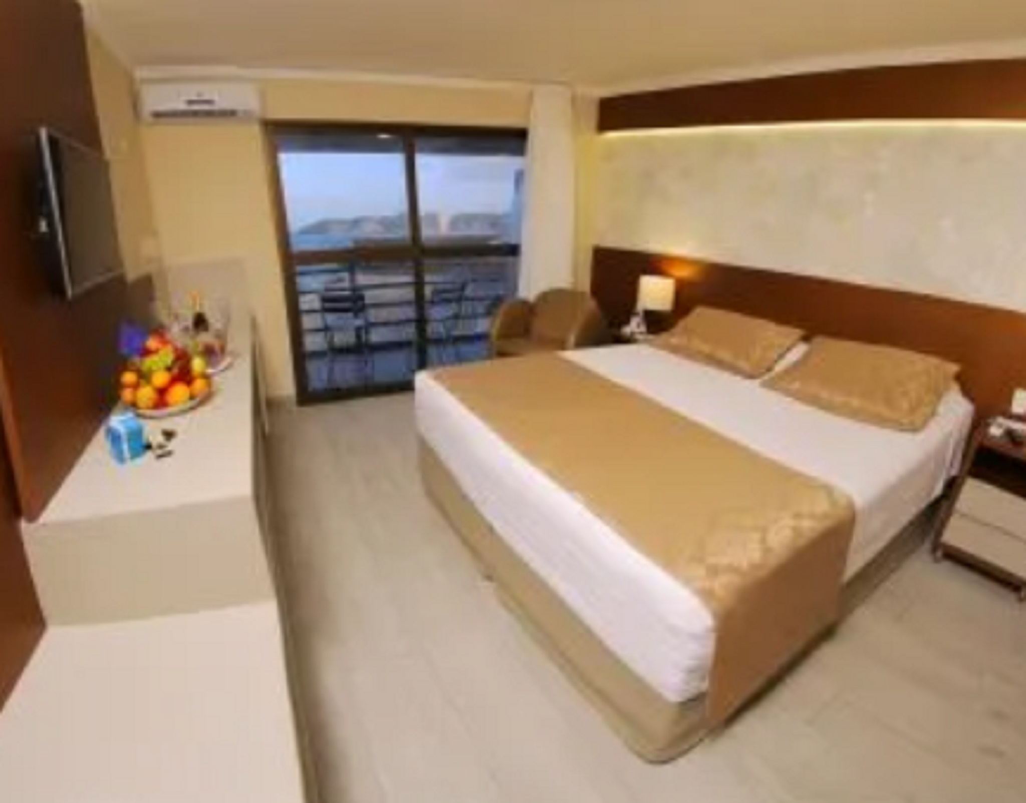 Room, Double Bed, Lateral Side Sea View