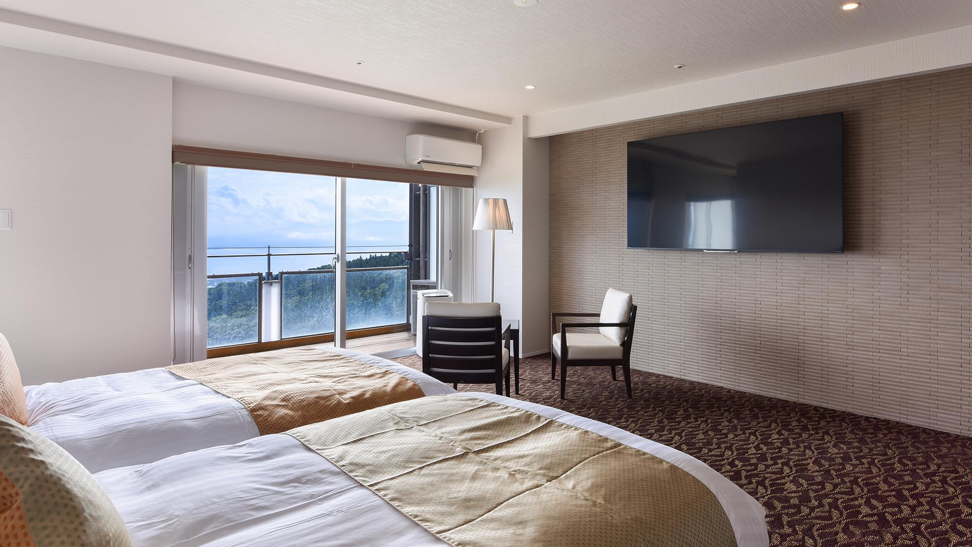 Executive, Suite, Twin Beds, Ocean View, Outdoor Bath