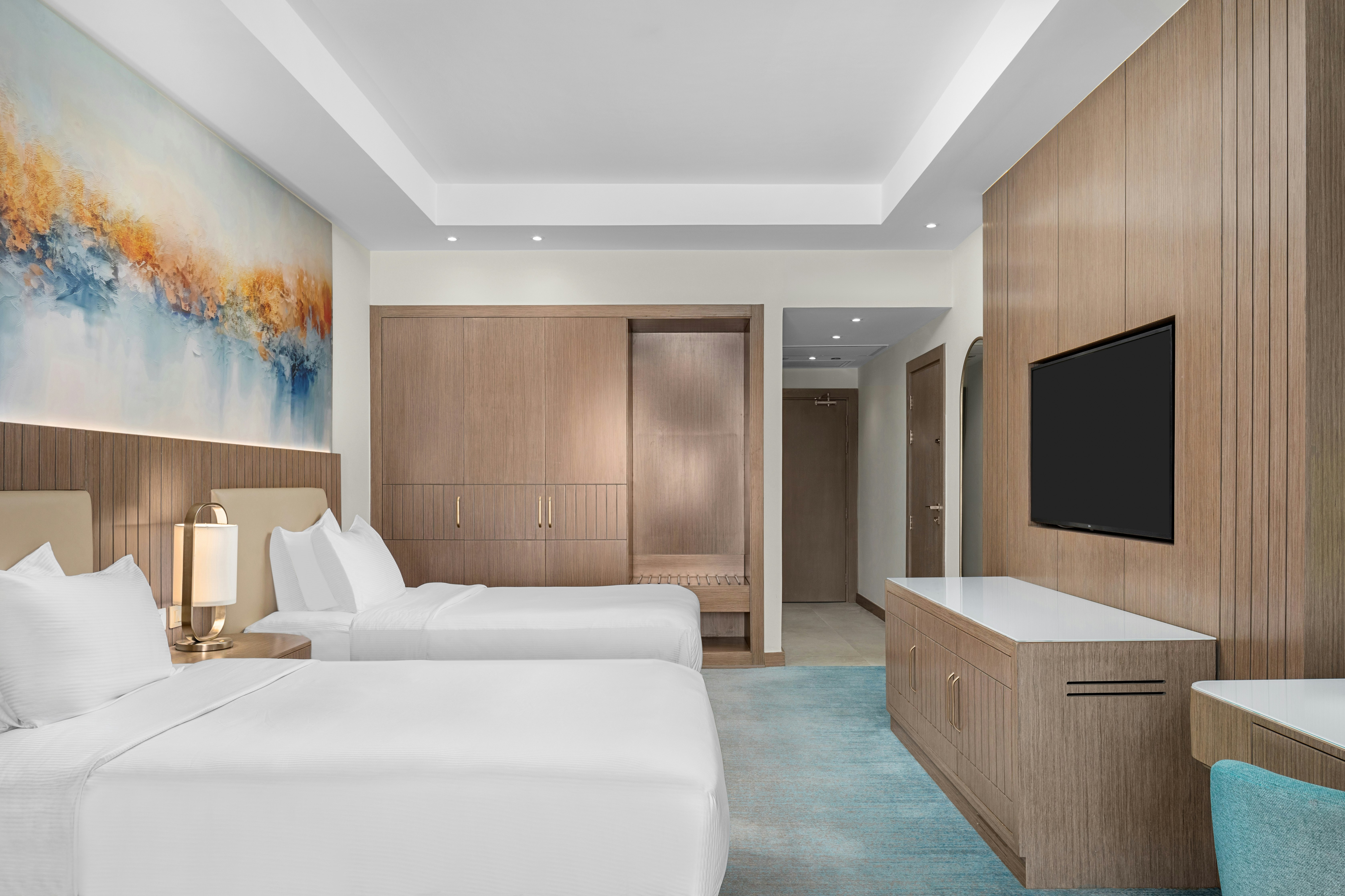 Room, Twin Beds, Pool Floor، Hilton Pyramids Golf Resort 6/7