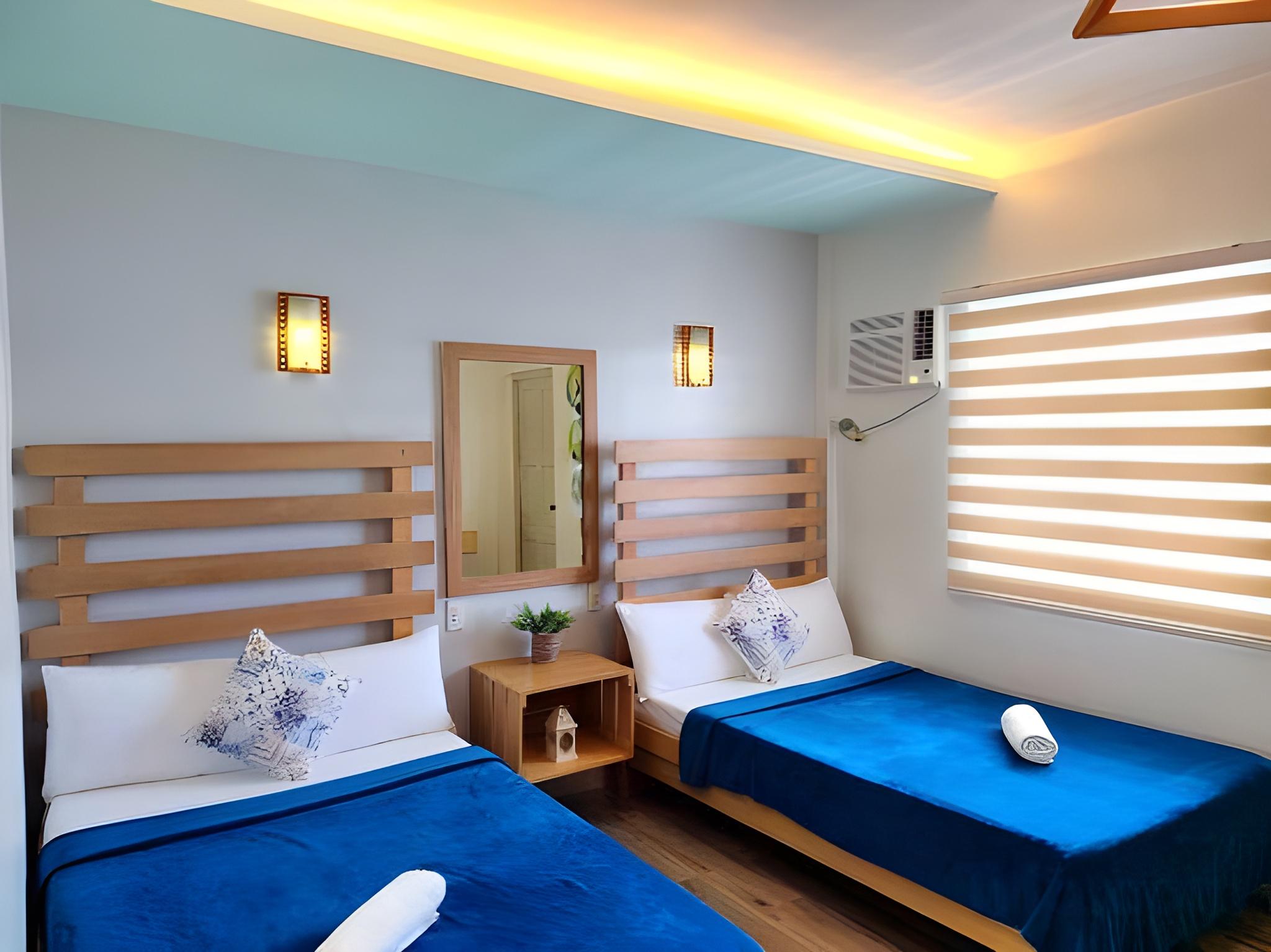 Room, 2 Double Beds, Sunset View