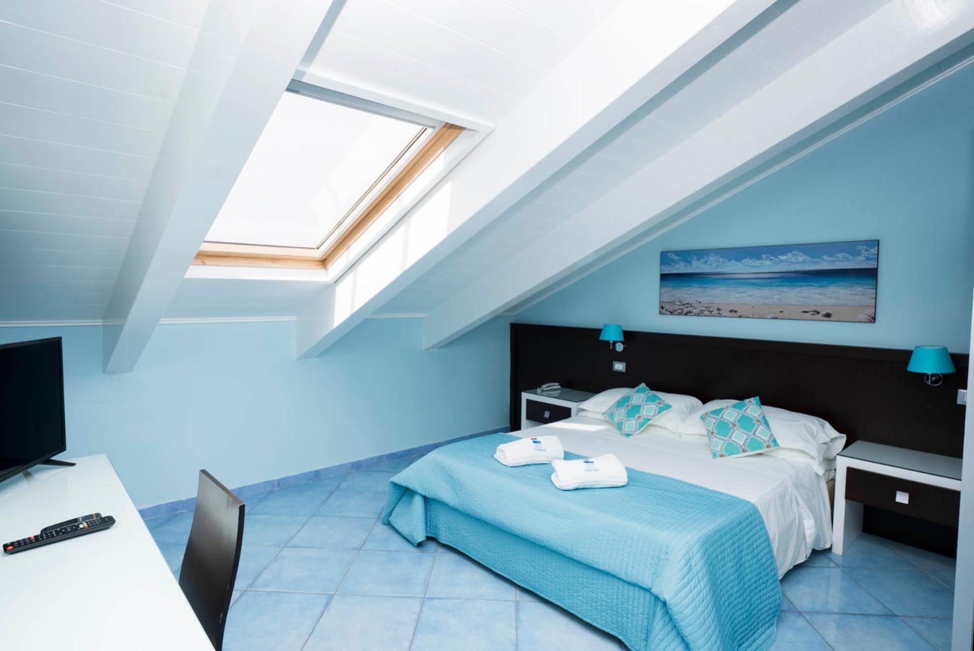 Room, Double Bed, Attic